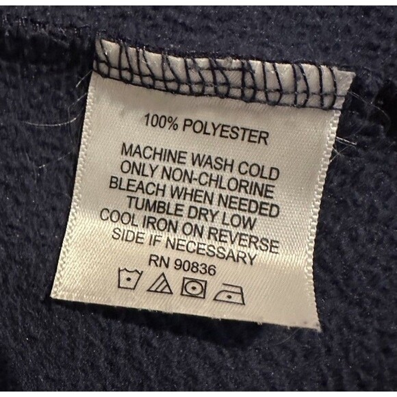 Elvis Presley Festival Fleece Zip-front Navy Micro fleece Women’s Size Small - Picture 5 of 7